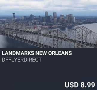 Landmarks New Orleans by dfflyerdirect. USD $8.99