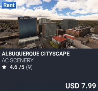 Albuquerque Cityscape by AC Scenery. USD $7.99