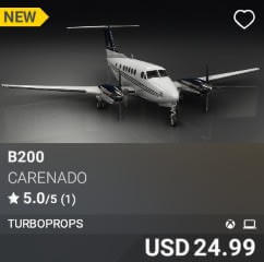 B200 by Carenado. USD $24.99
