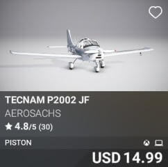 Tecnam P2002 JF by AeroSachs. USD $14.99