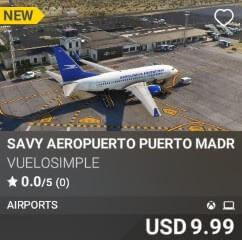 SAVY Aeropuerto Puerto Madryn by VueloSimple. USD $9.99