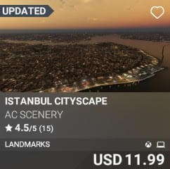 Istanbul Cityscape by AC Scenery. USD $11.99