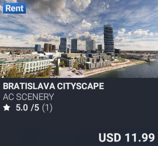 Bratislava Cityscape by AC Scenery. USD $11.99