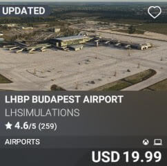 LHBP Budapest Airport by LHSimulations. USD $19.99