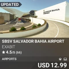 SBSV Salvador Bahia Airport by Exabit. USD $12.99