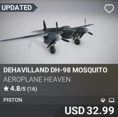 deHavilland DH-98 Mosquito by Aeroplane Heaven. USD $32.99