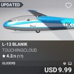 L-13 Blanik by TouchingCloud. USD $9.99