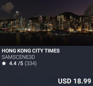 Hong Kong City Times by SamScene3D. USD $18.99