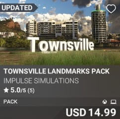 Townsville Landmarks Pack by Impulse Simulations. USD $14.99
