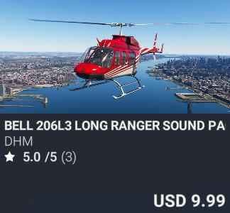Bell 206L3 Long Ranger sound pack by DHM. USD $17.99