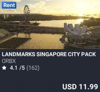 Landmarks Singapore City Pack by Orbx. USD $11.99