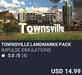 Townsville Landmarks Pack by Impulse Simulations. USD $14.99