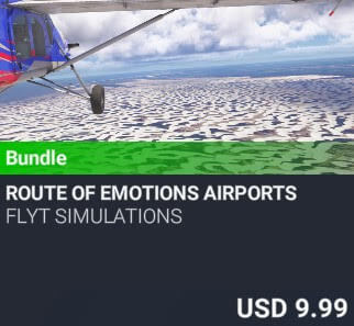 Route of Emotions Airports by FLYT Simulations. USD $9.99