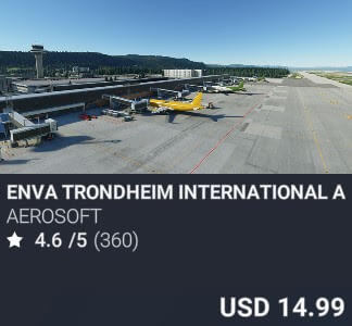 ENVA Trondheim International Airport by Aerosoft. USD $19.49