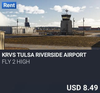 KRVS TULSA RIVERSIDE AIRPORT by Fly 2 High. USD $21.99