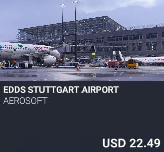 EDDS Stuttgart Airport by Aerosoft. USD $22.49