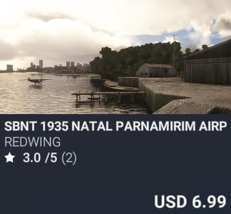 SBNT 1935 NATAL PARNAMIRIM AIRPORT by Redwing. USD $6.99