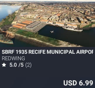 SBRF 1935 RECIFE MUNICIPAL AIRPORT by Redwing. USD $5.99