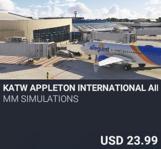 KATW Appleton International Airport by MM SIMULATIONS. USD $23.99