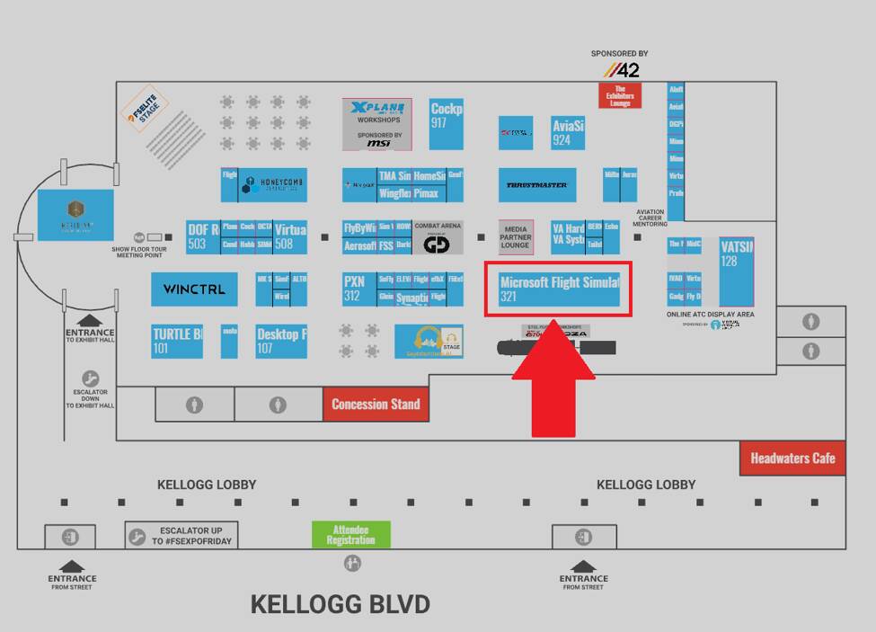 FSExpo 2026 Floor Map