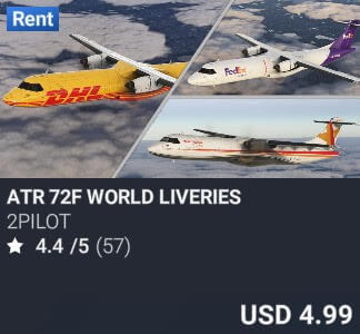 ATR 72F WORLD LIVERIES by 2Pilot. USD $4.99