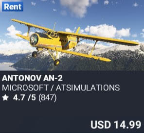 Antonov An-2 by Microsoft / ATSimulations. USD $14.99