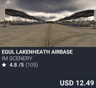 EGUL Lakenheath Airbase by IM Scenery. USD $12.49