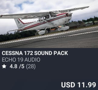 Cessna 172 Sound Pack by Echo 19 Audio. USD $11.99