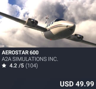 Aerostar 600 by A2A Simulations INC.. USD $49.99