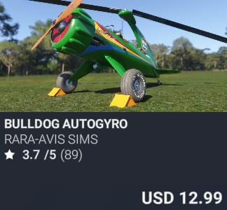 Bulldog Autogyro by Rara-Avis sims. USD $12.99