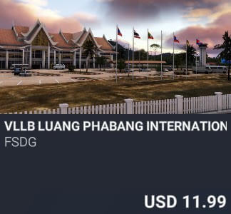 VLLB Luang Phabang International Airport by FSDG. USD $11.99