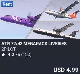 ATR 72/42 MEGAPACK LIVERIES by 2PILOT. USD $4.99