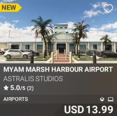 MYAM Marsh Harbour Airport by Astralis Studios. USD $13.99