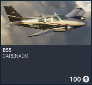 B55 by Carenado. 100 Simverse Coins