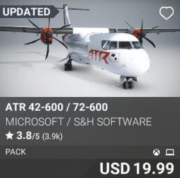 ATR 42-600 / 72-600 by Microsoft / S&H Software. USD $19.99