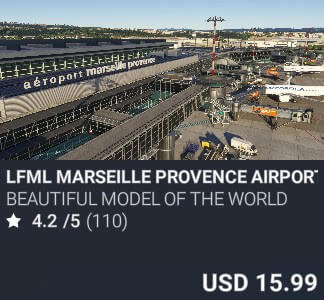 LFML Marseille Provence Airport by Beautiful Model of the World. USD $15.99