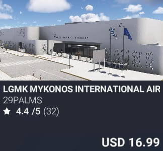 LGMK Mykonos International Airport by 29Palms. USD $16.99