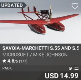 Savoia-Marchetti S.55 and S.55X by Microsoft / Mike Johnson. USD $14.99
