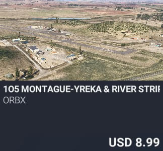 1O5 Montague-Yreka & River Strips by Orbx. USD $8.99