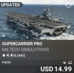Supercarrier Pro by Miltech Simulations. USD $14.99