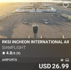 RKSI Incheon International Airport by SiamFlight. USD $26.99