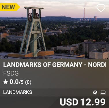 Landmarks of Germany - Nordrhein-Westfalen by FSDG. USD $12.99