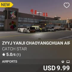 ZYYJ Yanji Chaoyangchuan Airport by Catch Star. USD $9.99
