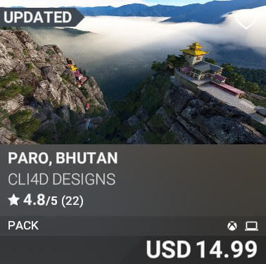 Paro, Bhutan by cli4d designs. USD $14.99