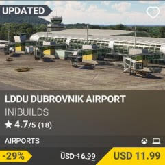 LDDU Dubrovnik by inibuilds. USD $16.99 (on sale for 11.99)