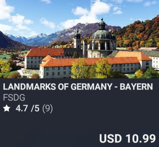 Landmarks of Germany - Bayern by FSDG. USD $10.99