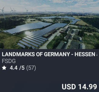 Landmarks of Germany - Hessen & Thueringen by FSDG. USD $14.99