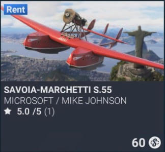 Savoia-Marchetti S.55 by Microsoft / Mike Johnson. 60 Simverse Coins
