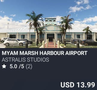 MYAM Marsh Harbour Airport by Astralis Studios. USD $13.99