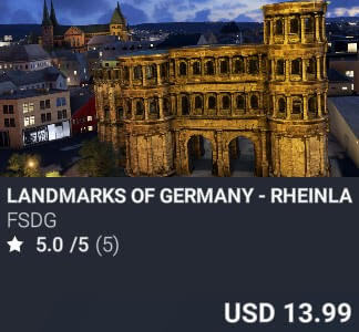 Landmarks of Germany - Rheinland-Pfalz & Saarland by FSDG. USD $13.99
